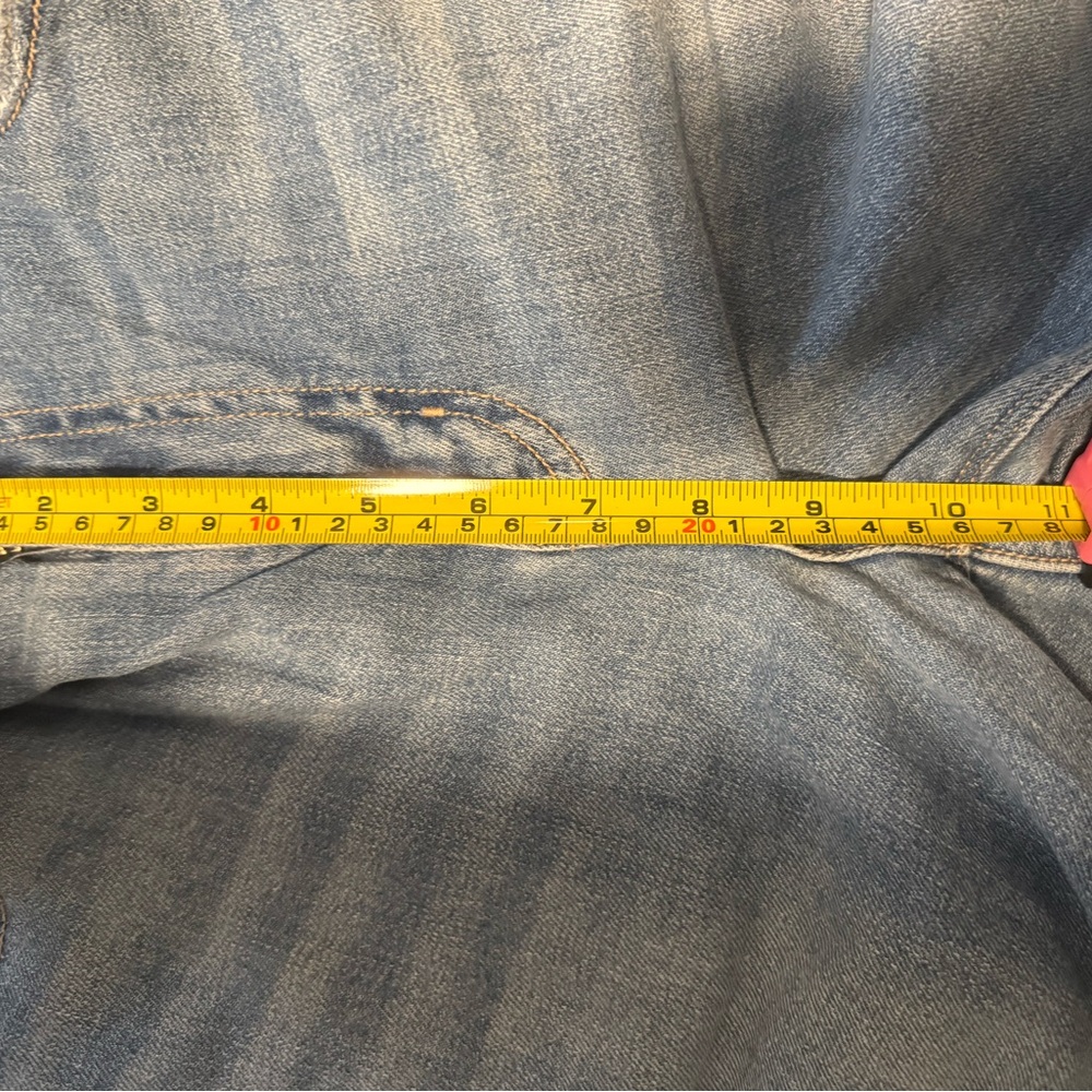 American Eagle  High Waisted wide leg Blue Jeans - Picture 6 of 8